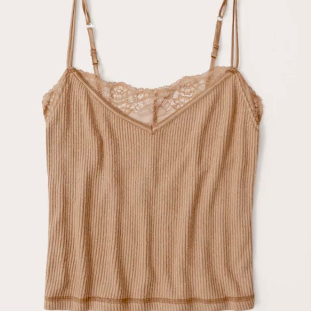 Soft Cami with Lace Trim